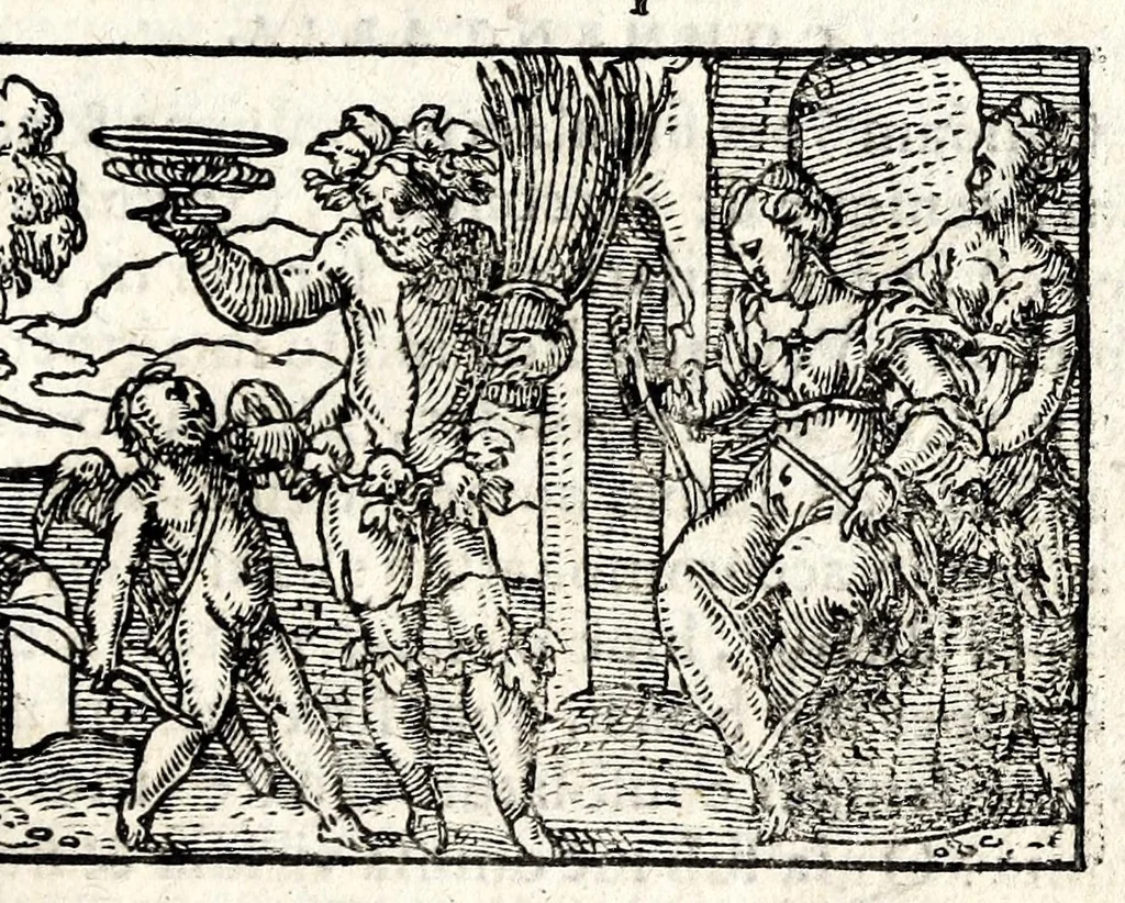 An illustration from Clarissimi viri D. And. Alciati Emblemat. lib. II, aucti & restituti, 1580, leaf 137