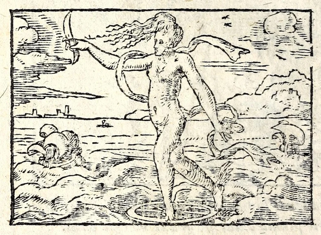 An illustration from Clarissimi viri D. And. Alciati Emblemat. lib. II, aucti & restituti, 1580, leaf 34