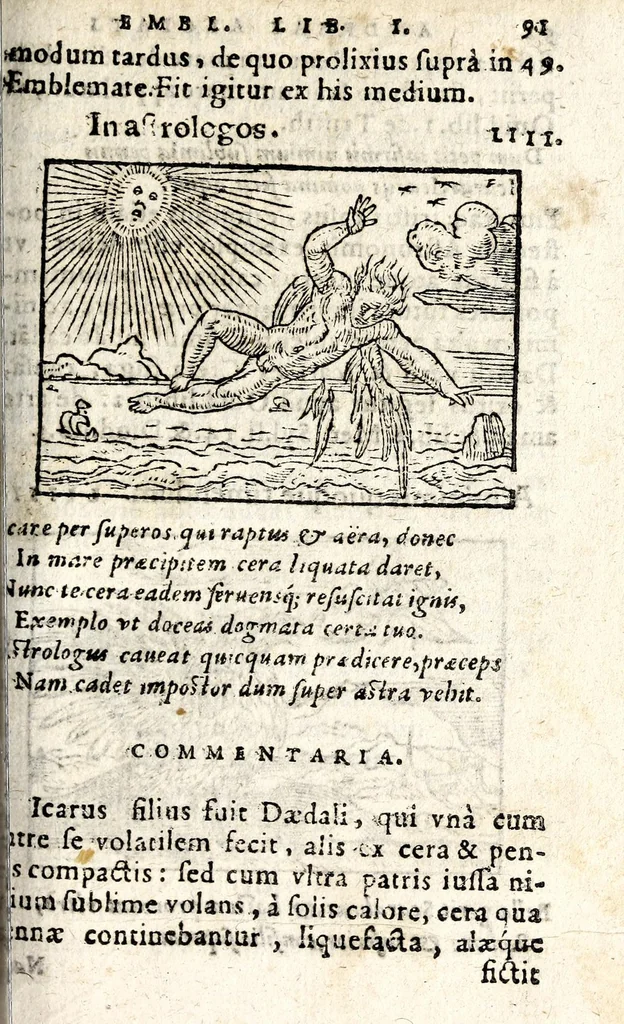 An illustration from Clarissimi viri D. And. Alciati Emblemat. lib. II, aucti & restituti, 1580, leaf 97