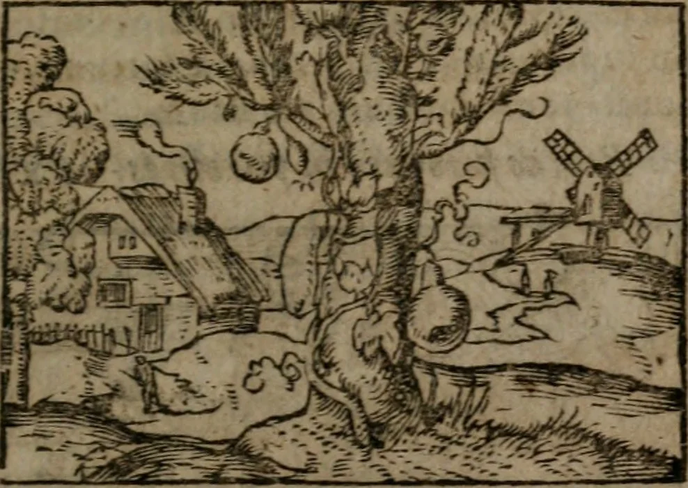 An illustration from Clariss. viri Dn. Andreae Alciati Emblematum libri duo : aucti & restituti, & perelegantibus figuris illustrati, cum succinctis commentariolis ..., 1639, leaf 122