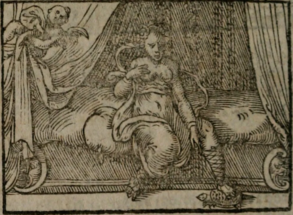 An illustration from Clariss. viri Dn. Andreae Alciati Emblematum libri duo : aucti & restituti, & perelegantibus figuris illustrati, cum succinctis commentariolis ..., 1639, leaf 167