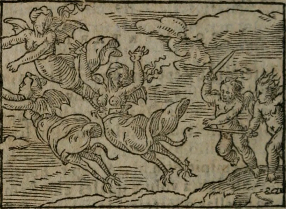 An illustration from Clariss. viri Dn. Andreae Alciati Emblematum libri duo : aucti & restituti, & perelegantibus figuris illustrati, cum succinctis commentariolis ..., 1639, leaf 169