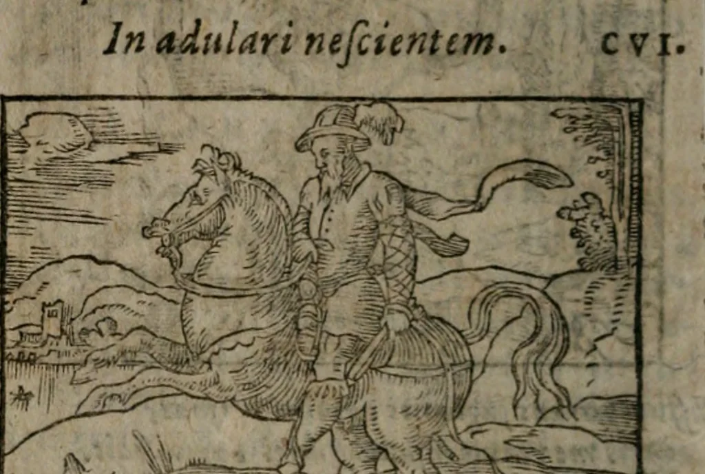 An illustration from Clariss. viri Dn. Andreae Alciati Emblematum libri duo : aucti & restituti, & perelegantibus figuris illustrati, cum succinctis commentariolis ..., 1639, leaf 177