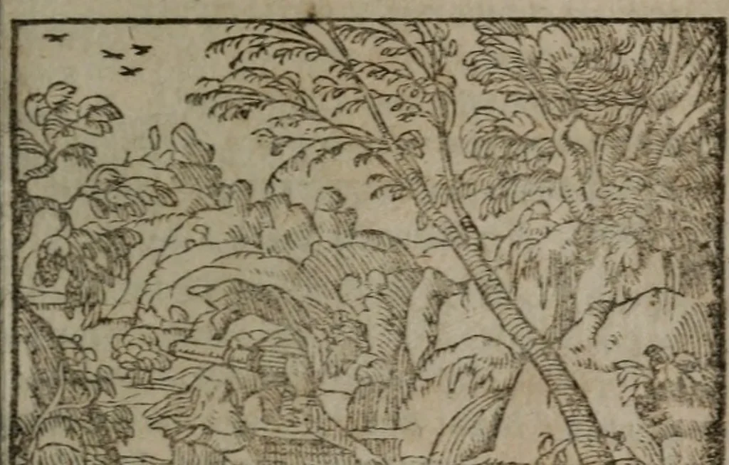 An illustration from Clariss. viri Dn. Andreae Alciati Emblematum libri duo : aucti & restituti, & perelegantibus figuris illustrati, cum succinctis commentariolis ..., 1639, leaf 246