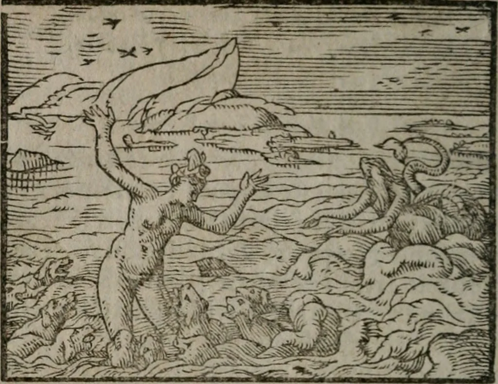 An illustration from Clariss. viri Dn. Andreae Alciati Emblematum libri duo : aucti & restituti, & perelegantibus figuris illustrati, cum succinctis commentariolis ..., 1639, leaf 269