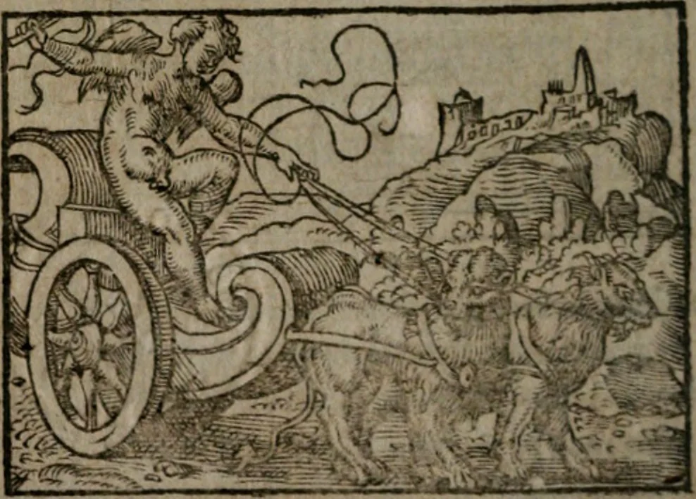 An illustration from Clariss. viri Dn. Andreae Alciati Emblematum libri duo : aucti & restituti, & perelegantibus figuris illustrati, cum succinctis commentariolis ..., 1639, leaf 29