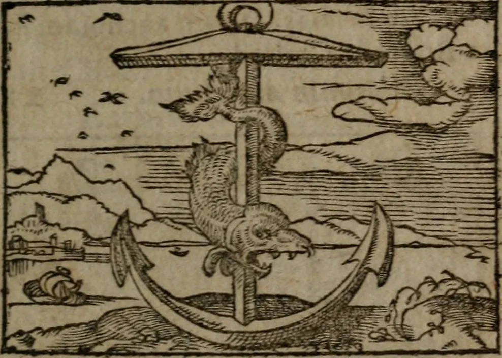 An illustration from Clariss. viri Dn. Andreae Alciati Emblematum libri duo : aucti & restituti, & perelegantibus figuris illustrati, cum succinctis commentariolis ..., 1639, leaf 50