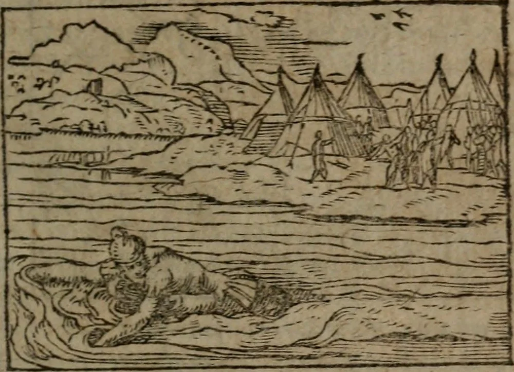 An illustration from Clariss. viri Dn. Andreae Alciati Emblematum libri duo : aucti & restituti, & perelegantibus figuris illustrati, cum succinctis commentariolis ..., 1639, leaf 84