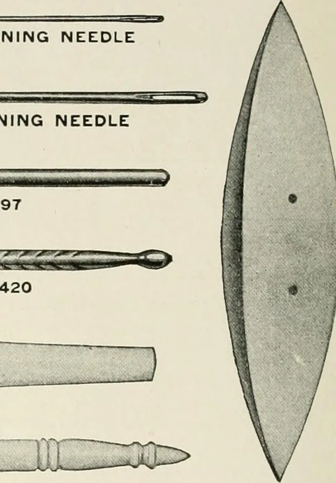 An illustration from Clark's O. N. T. book of needlework;, 1916, leaf 103