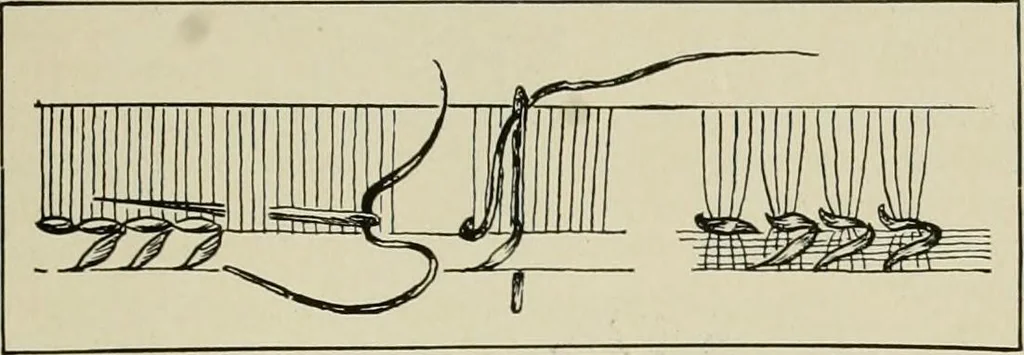 An illustration from Clark's O. N. T. book of needlework;, 1916, leaf 18