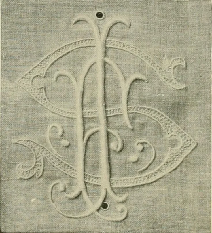 An illustration from Clark's O. N. T. book of needlework;, 1916, leaf 20