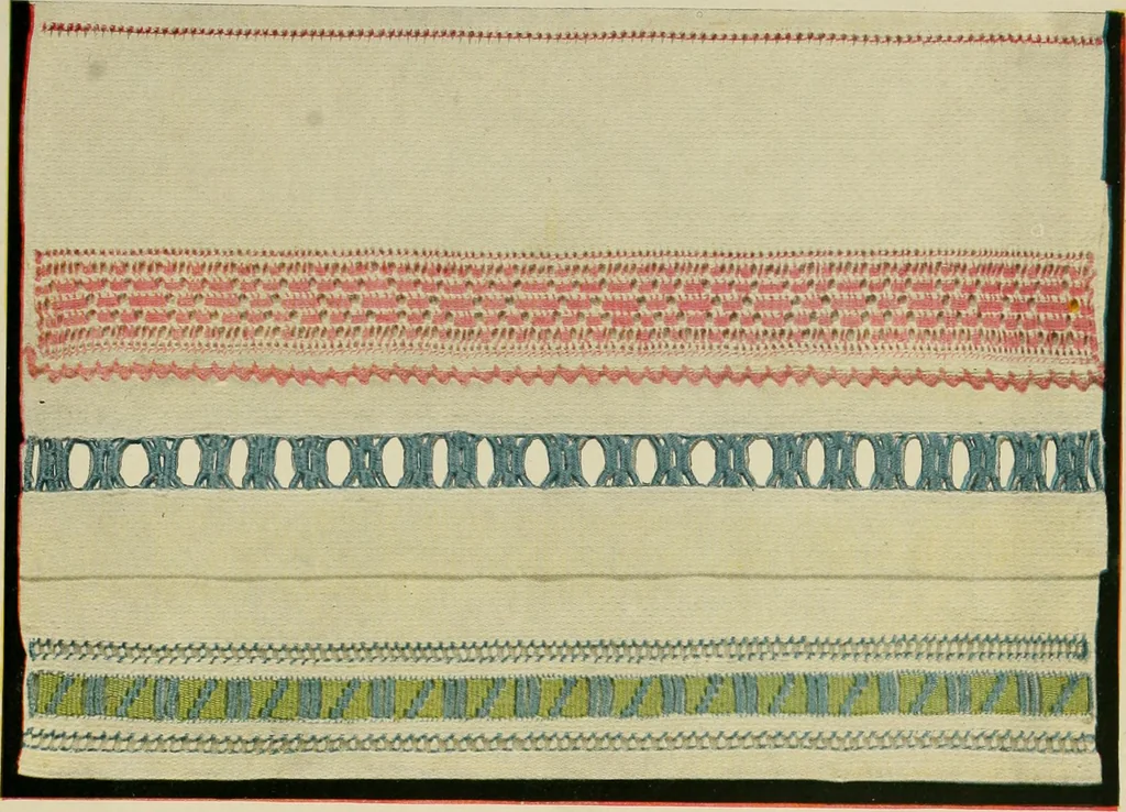 An illustration from Clark's O. N. T. book of needlework;, 1916, leaf 22
