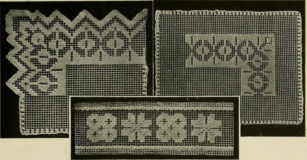 An illustration from Clark's O. N. T. book of needlework;, 1916, leaf 36