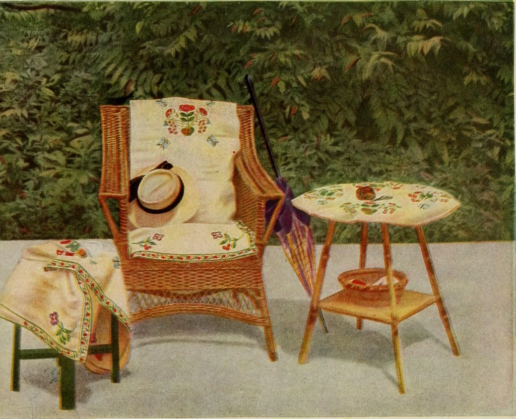 An illustration from Clark's O. N. T. book of needlework;, 1916, leaf 40