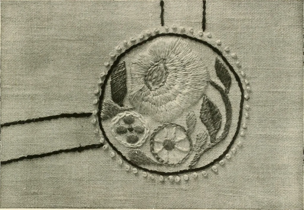 An illustration from Clark's O. N. T. book of needlework;, 1916, leaf 45