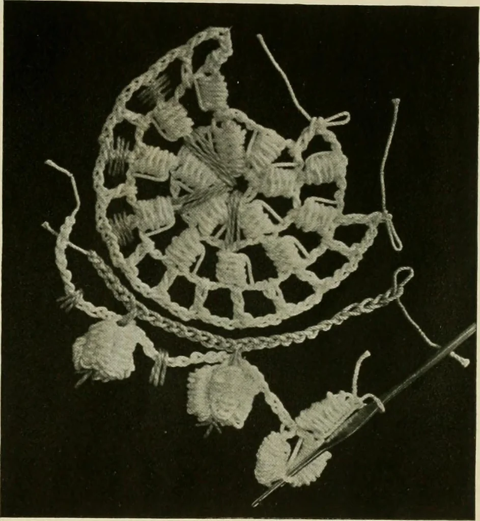 An illustration from Clark's O. N. T. book of needlework;, 1916, leaf 50