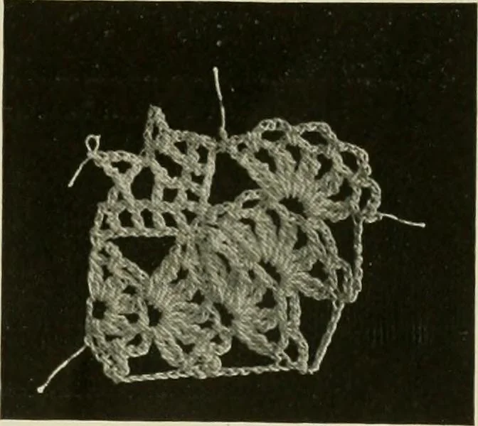 An illustration from Clark's O. N. T. book of needlework;, 1916, leaf 60