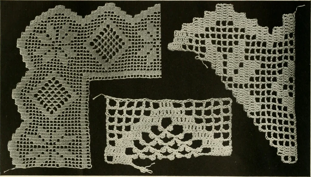 An illustration from Clark's O. N. T. book of needlework;, 1916, leaf 65