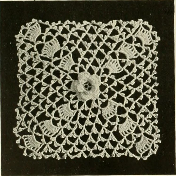 An illustration from Clark's O. N. T. book of needlework;, 1916, leaf 67