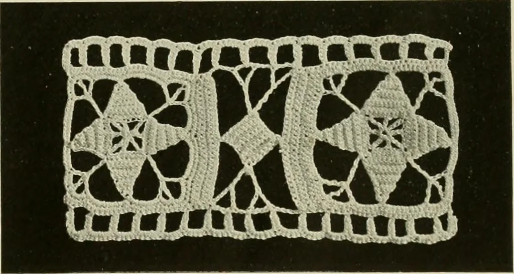 An illustration from Clark's O. N. T. book of needlework;, 1916, leaf 68
