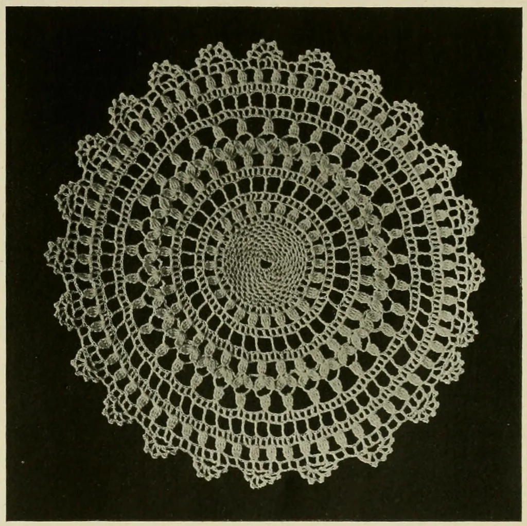 An illustration from Clark's O. N. T. book of needlework;, 1916, leaf 70