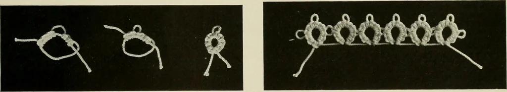 An illustration from Clark's O. N. T. book of needlework;, 1916, leaf 82