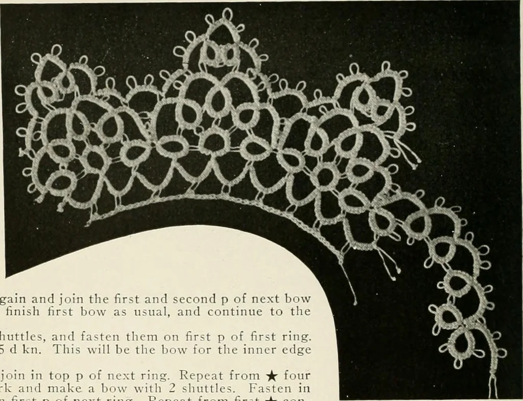 An illustration from Clark's O. N. T. book of needlework;, 1916, leaf 83