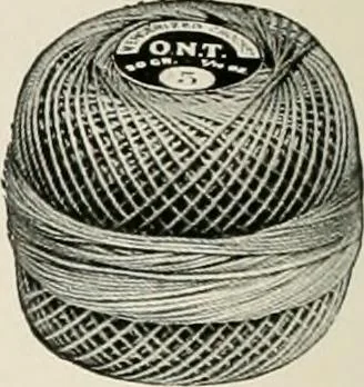 An illustration from Clark's O. N. T. book of needlework;, 1916, leaf 97