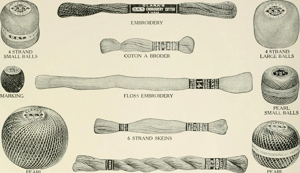 An illustration from Clark's O. N. T. book of needlework;, 1916, leaf 99