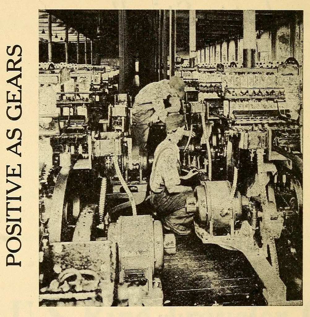An illustration from Clark's weave room calculations;, 1920, leaf 194