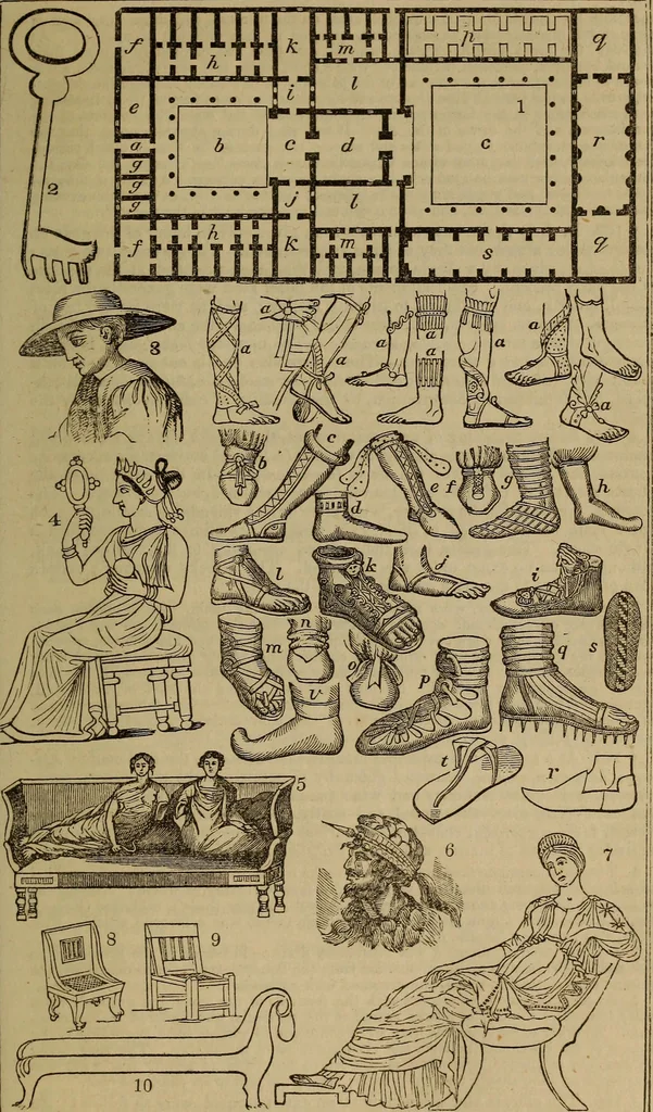 An illustration from Classical antiquities;, 1843, leaf 242