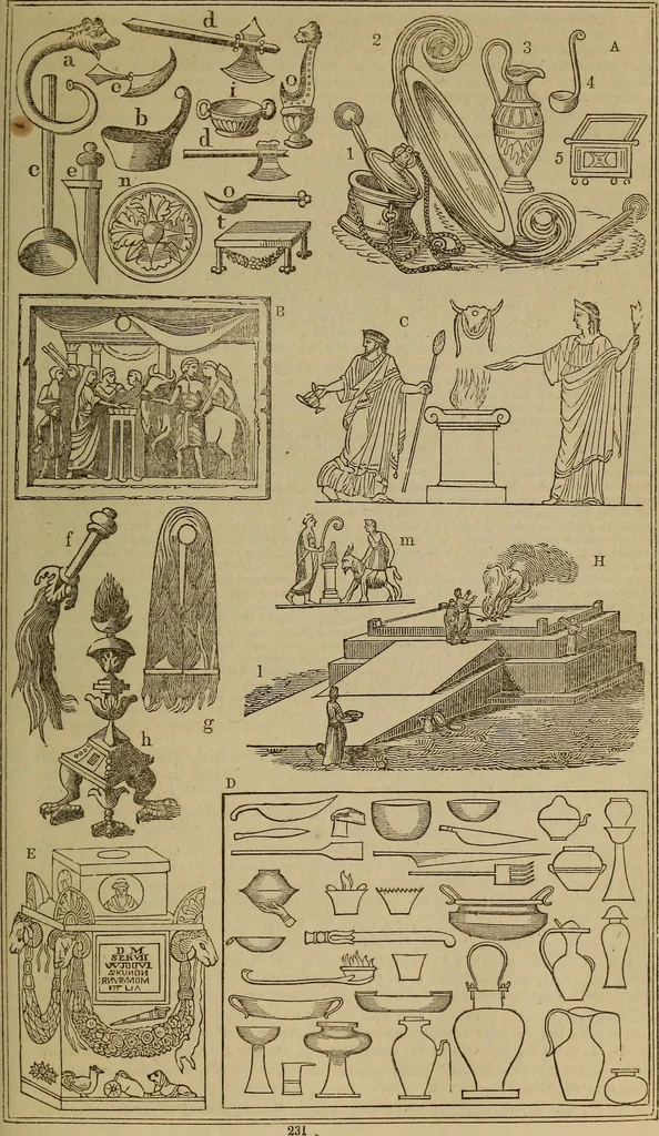 An illustration from Classical antiquities;, 1843, leaf 268