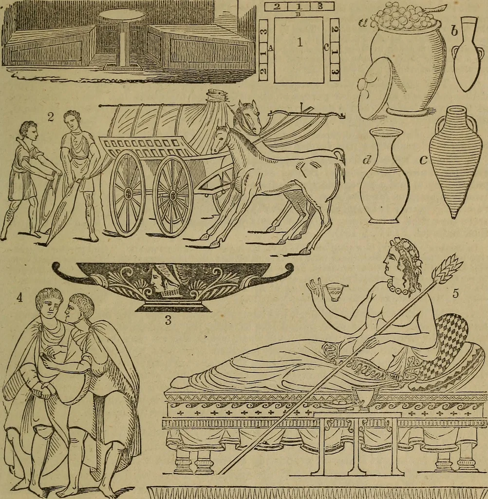 An illustration from Classical antiquities;, 1843, leaf 342