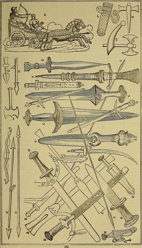 An illustration from Classical antiquities;, 1866, leaf 190