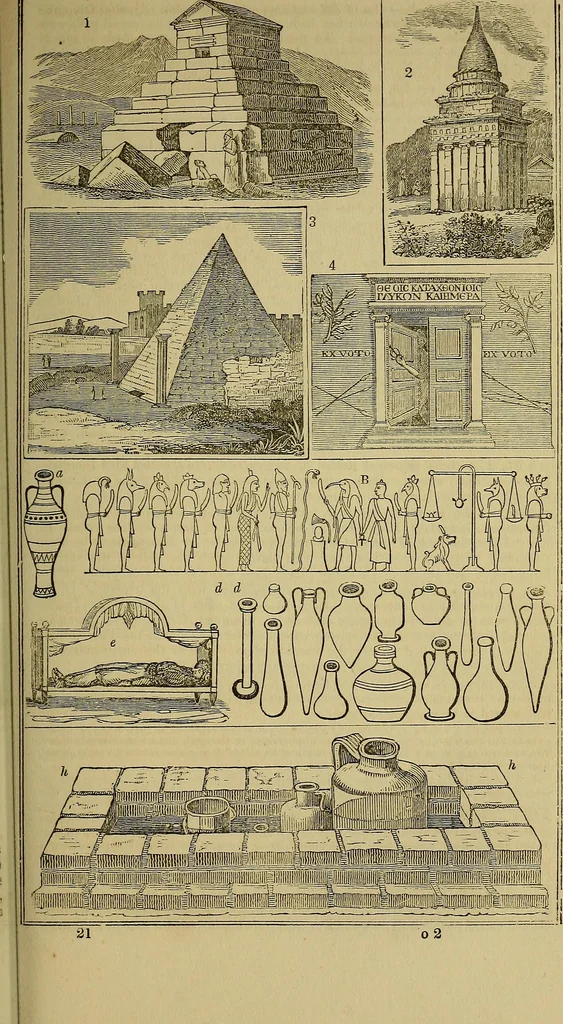 An illustration from Classical antiquities;, 1866, leaf 196