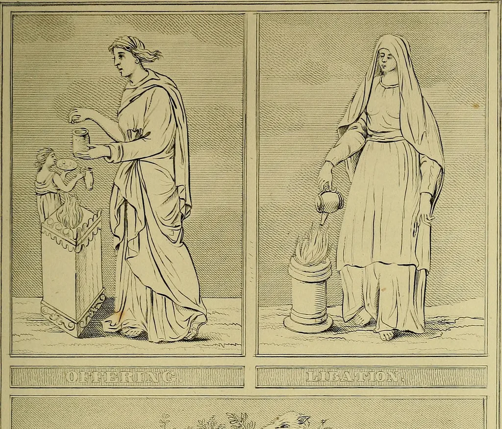 An illustration from Classical antiquities;, 1866, leaf 206