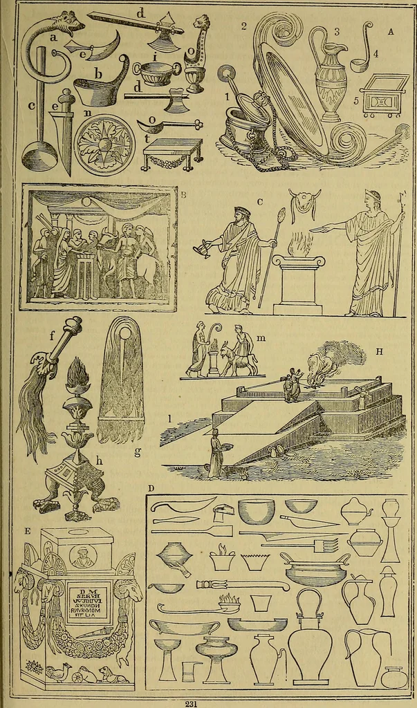An illustration from Classical antiquities;, 1866, leaf 270
