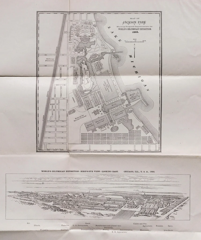 An illustration from Classification and rules, Department of Electricity : with other information for intending exhibitors, 1893, leaf 32
