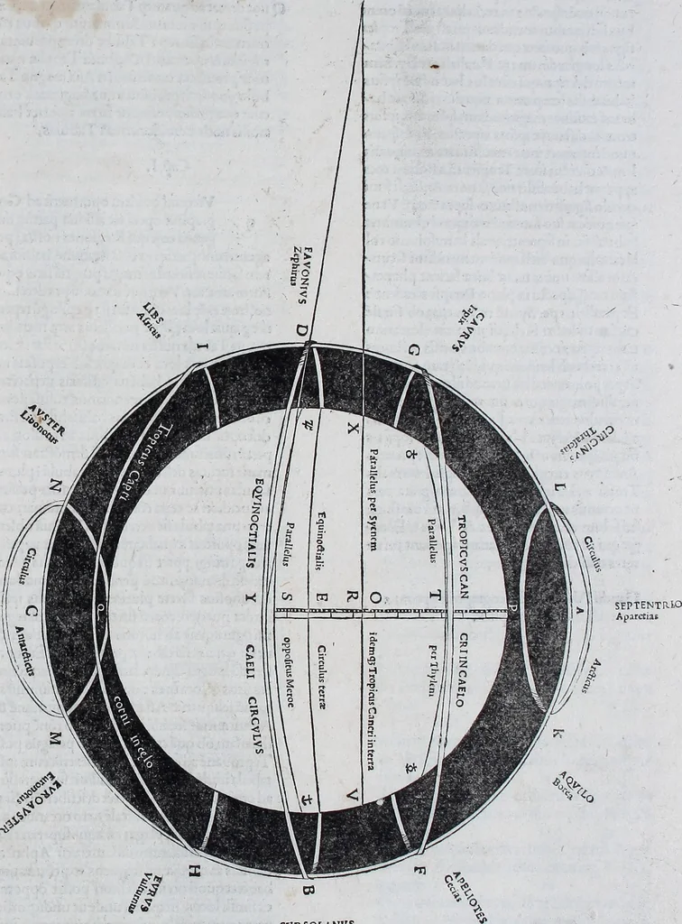An illustration from Claudii Ptholemaei Alexandrini Liber geographiae cum tabulis et uniuersali figura : et cum additione locorum quae a recentioribus reperta sunt diligenti cura emendatus et impressus, 1511, leaf 112