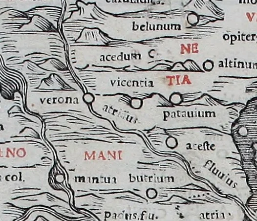 An illustration from Claudii Ptholemaei Alexandrini Liber geographiae cum tabulis et uniuersali figura : et cum additione locorum quae a recentioribus reperta sunt diligenti cura emendatus et impressus, 1511, leaf 142