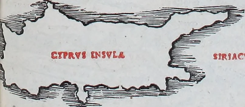 An illustration from Claudii Ptholemaei Alexandrini Liber geographiae cum tabulis et uniuersali figura : et cum additione locorum quae a recentioribus reperta sunt diligenti cura emendatus et impressus, 1511, leaf 160
