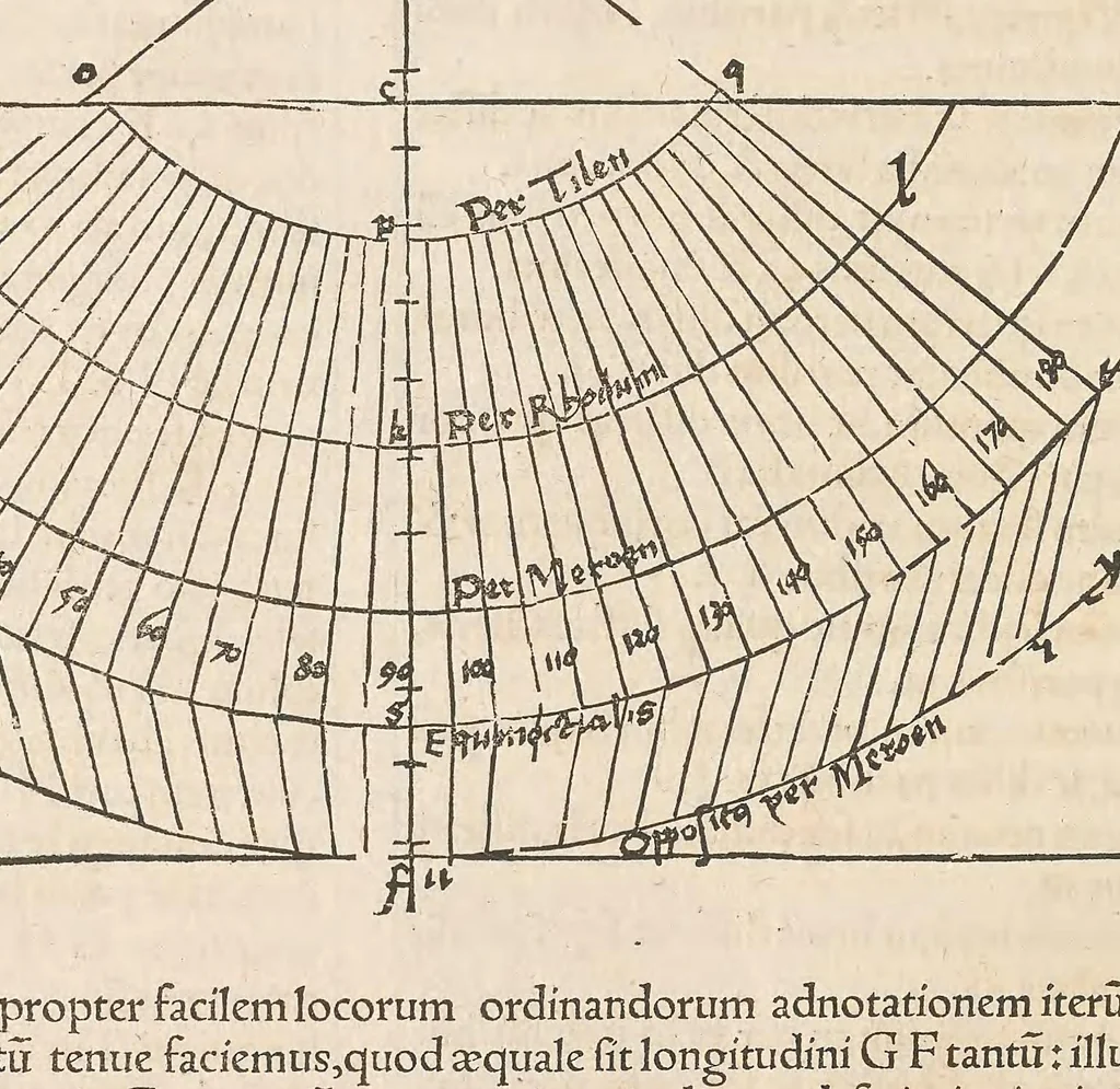 An illustration from Claudii Ptolemaei Alexandrini Geographicæ enarrationis libri octo, 1541, leaf 28