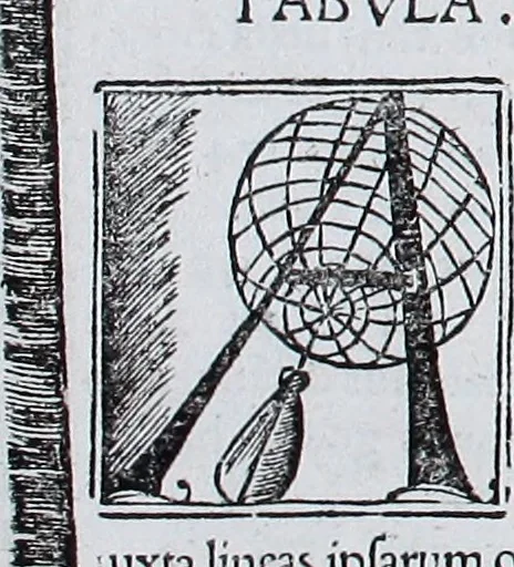 An illustration from Claudii Ptolemaei Geographicae enarrationis libri octo, 1525, leaf 133