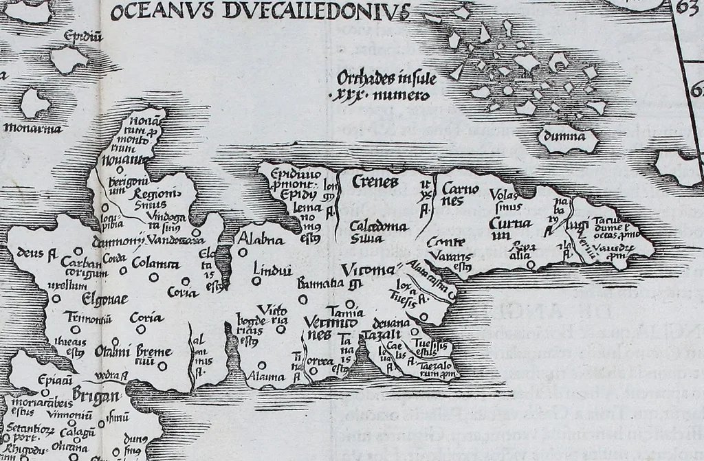 An illustration from Claudii Ptolemaei Geographicae enarrationis libri octo, 1525, leaf 274