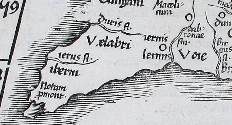 An illustration from Claudii Ptolemaei Geographicae enarrationis libri octo, 1525, leaf 274