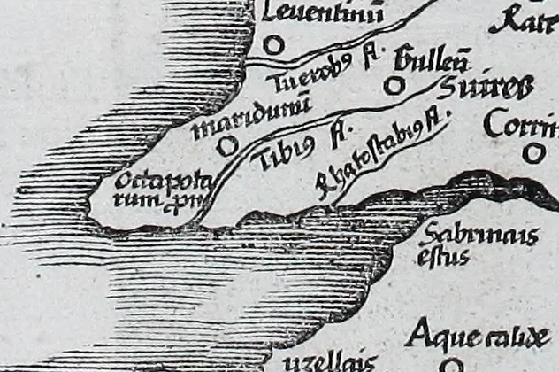 An illustration from Claudii Ptolemaei Geographicae enarrationis libri octo, 1525, leaf 274