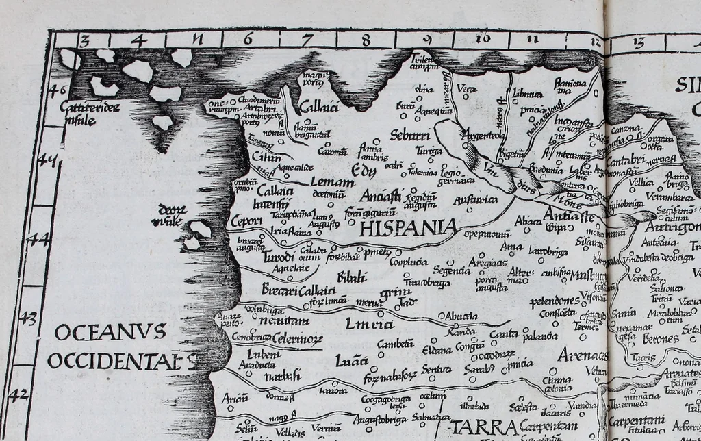 An illustration from Claudii Ptolemaei Geographicae enarrationis libri octo, 1525, leaf 278