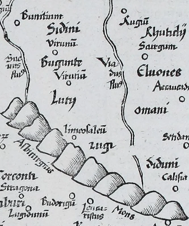 An illustration from Claudii Ptolemaei Geographicae enarrationis libri octo, 1525, leaf 286