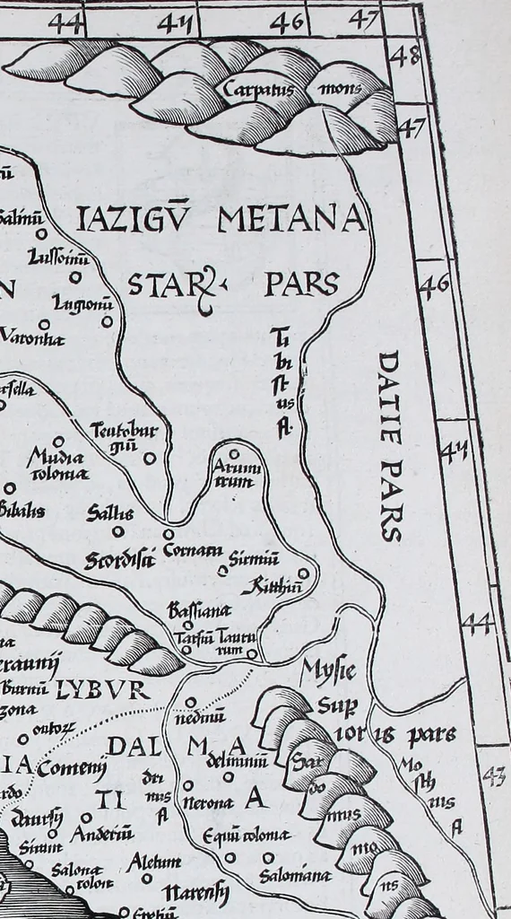 An illustration from Claudii Ptolemaei Geographicae enarrationis libri octo, 1525, leaf 290