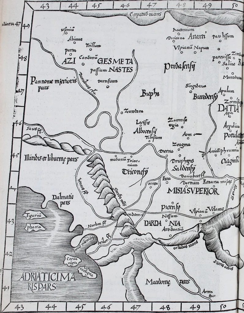 An illustration from Claudii Ptolemaei Geographicae enarrationis libri octo, 1525, leaf 306